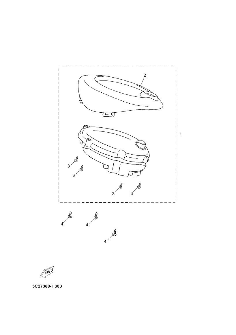 Tacho Yamaha Neos 4-Takt (nach 2008)