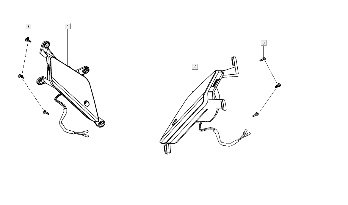 Blinker für Kymco Super8 Street 50i E4 mattschwarz
