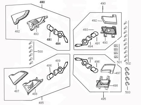 Blinker Benzhou ZN50QT-36 Champagner