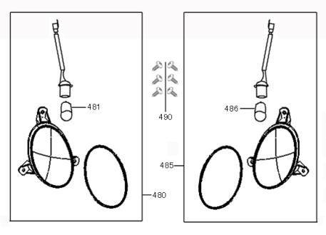 Blinker Neco Borsalino Oro grün