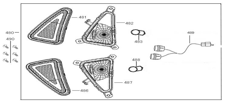 Blinklichter Znen Revival cremegrün