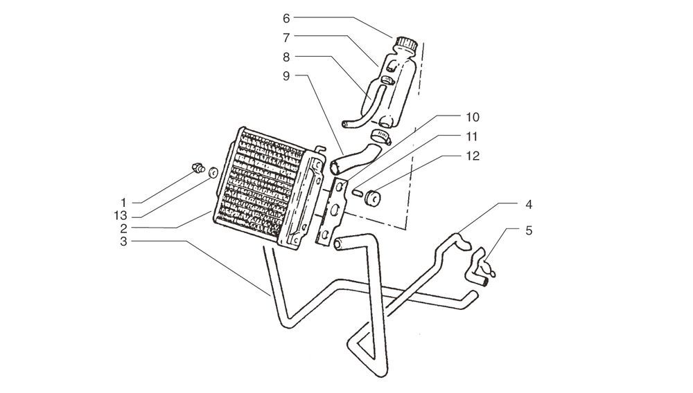 Kühlsystem Beta Ark-RR LC rot 2006 2-Takt