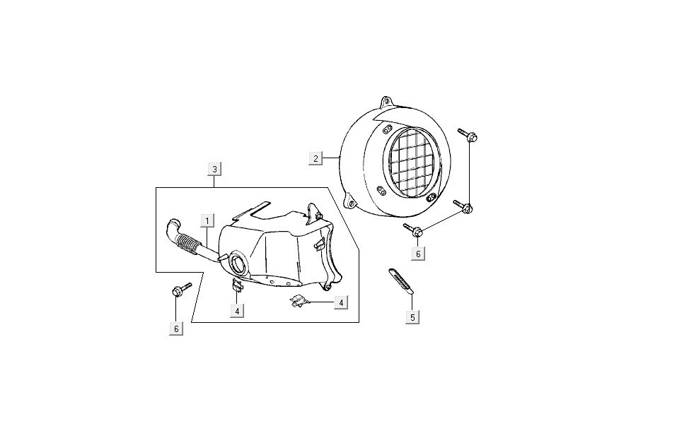 Kühlkappen Kymco Super9 AC 2-Takt nm rot