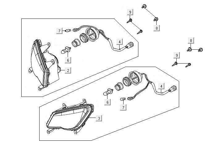 Scheinwerfer MXU 400