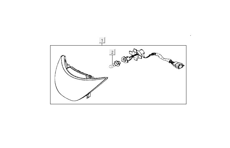 Scheinwerfer Kymco Activ 4-Takt rot-schwarz