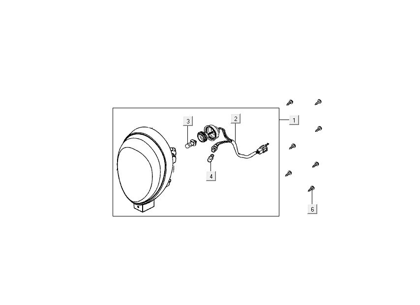 Scheinwerfer Kymco Sento 4-Takt Spring Brown
