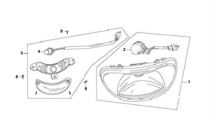 Scheinwerfer Sachs 49er 4-Takt