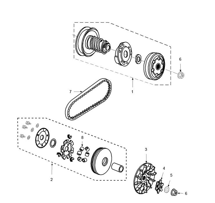 Kupplungsvariator Peugeot Jet Force C-Tech 2-Takt