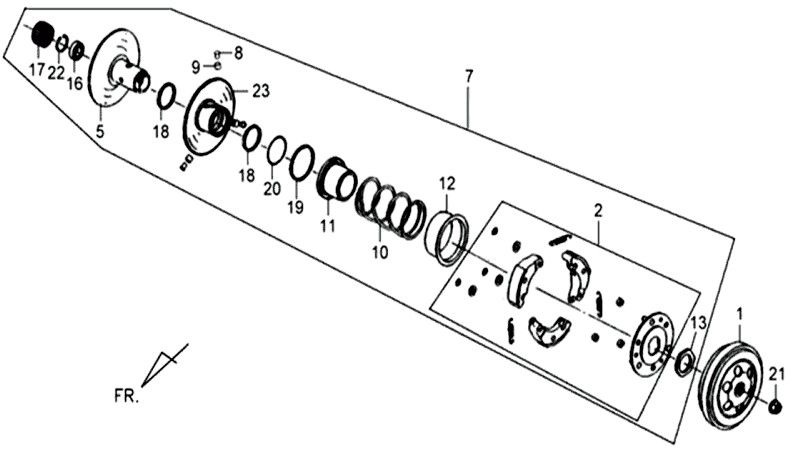 Kopplung Sym Mio-Koppeling Sym Mio-1