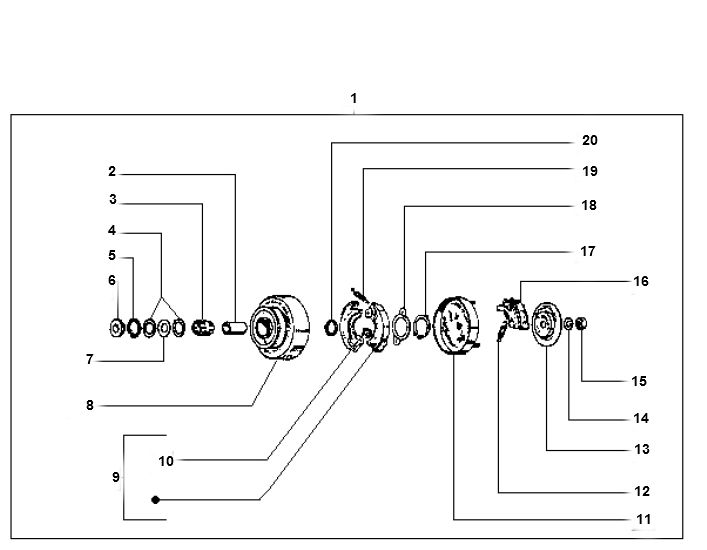 Kupplung Vespa Ciao 2-Takt