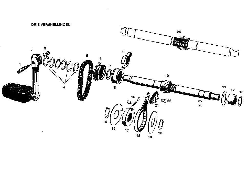 Kreidler Kickstarter 3 beschleunigen