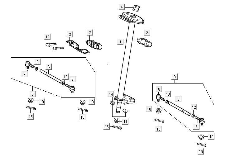 Kronstück Kymco Maxxer 90 Schwarz