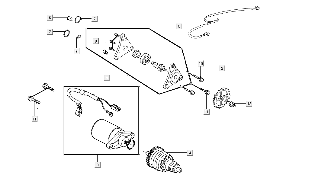 Starten - Ölpumpe Kymco People S 50i E4 Matt Grau