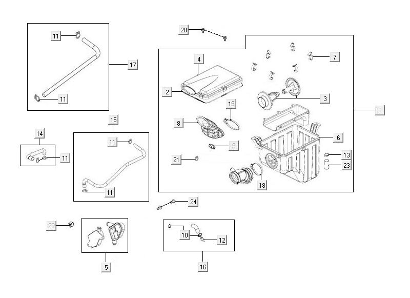 Luftfilter Kymco MXU 500