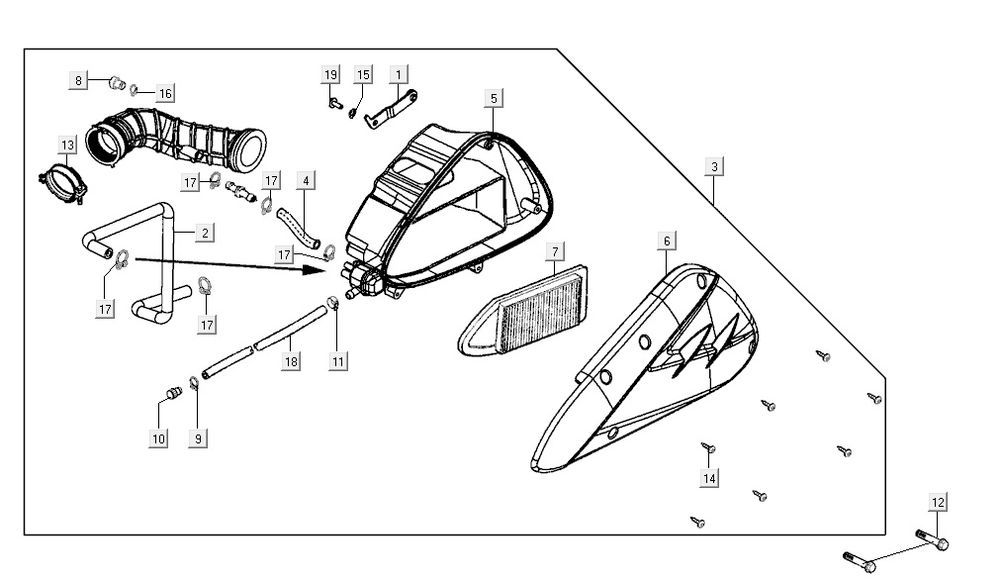 Luftfilter AGILITY CITY 16 4T 125