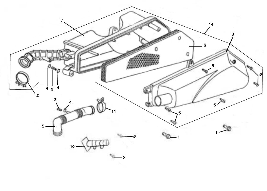 Luftfilter Agm Retro 4-Takt