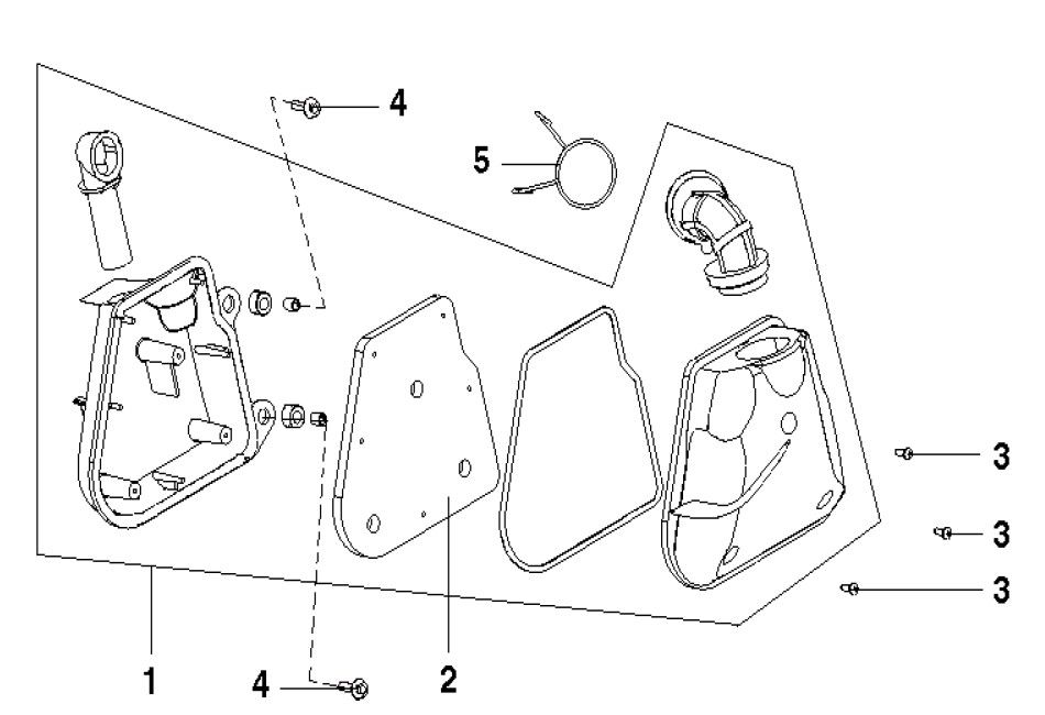 Luftfilter Generic Ideo weiß 2010 2-Takt