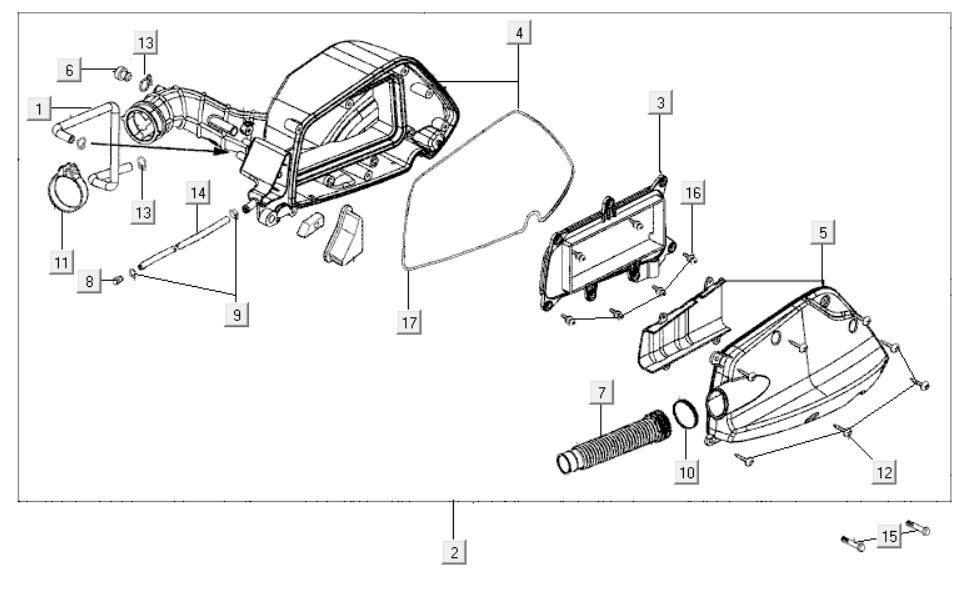 Luftfilter Kymco wie 125cc
