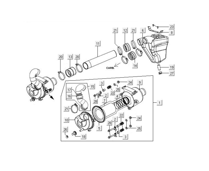 Luftfilter Kymco MXU 400