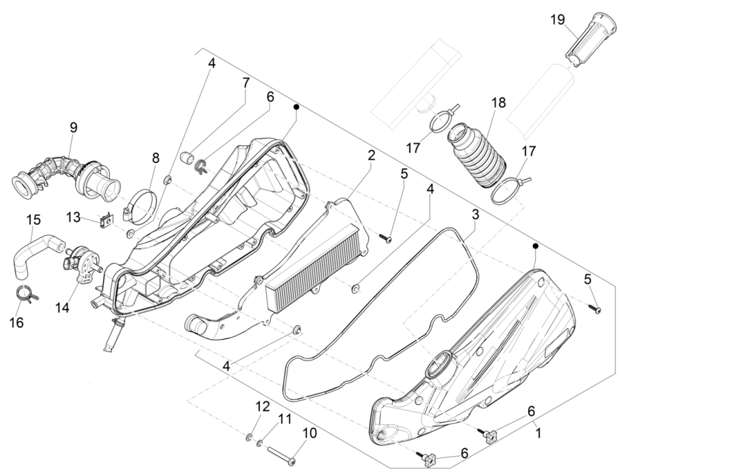Luftfilter Piaggio Liberty 50 4-Takt (IGET Euro 4)