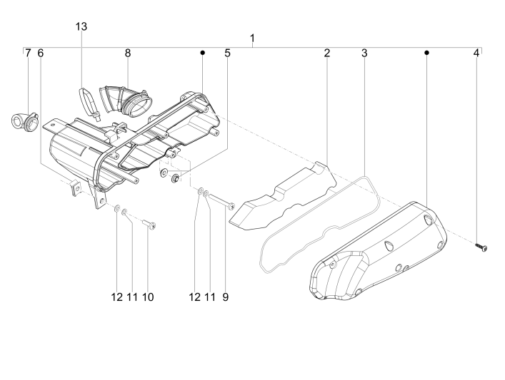 Luftfilter Piaggio Zip 50 SP 2006-2013