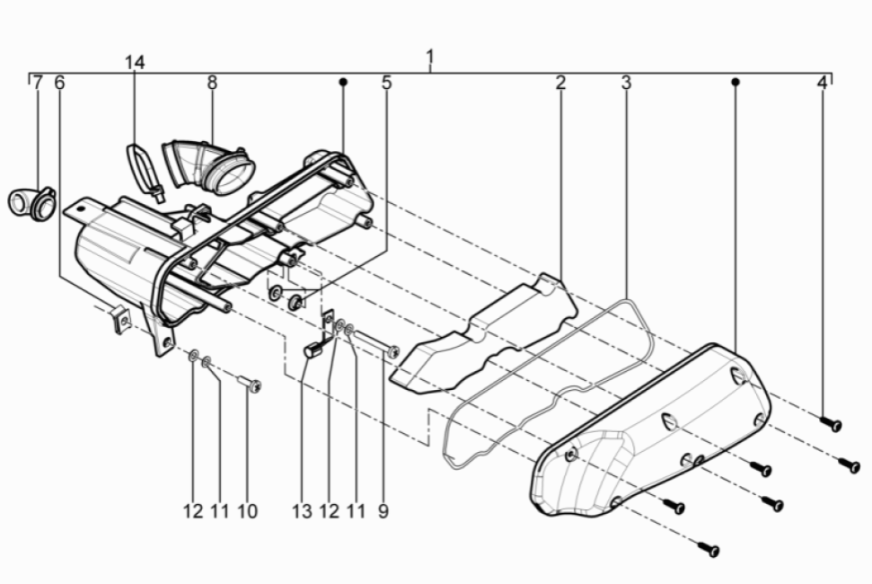 Piaggio Typhoon 50 2-Takt Euro 3 2011 Luftfilter