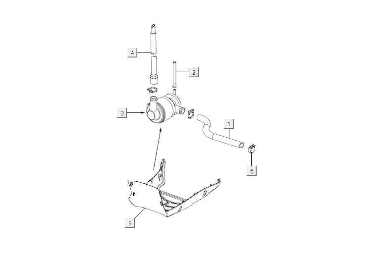Luftmembran Kymco Agility 10' 4-Takt dunkelgrau