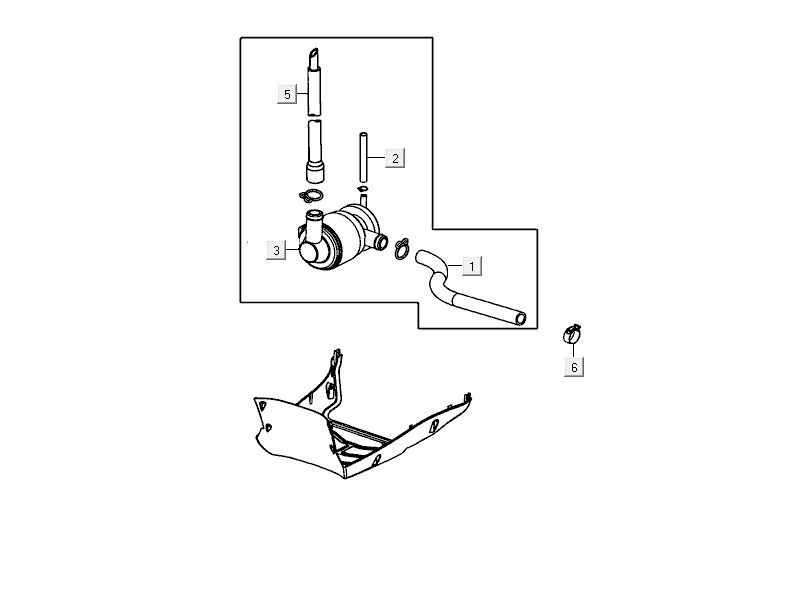 Luftmembran Kymco Delivery 4-Takt schwarz