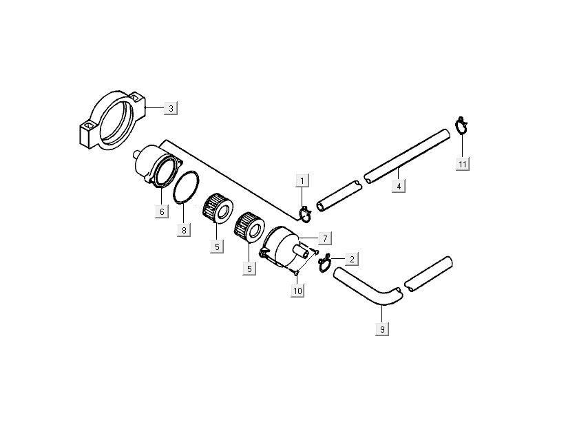 Luftmembran Kymco DJ 2-Takt Silber