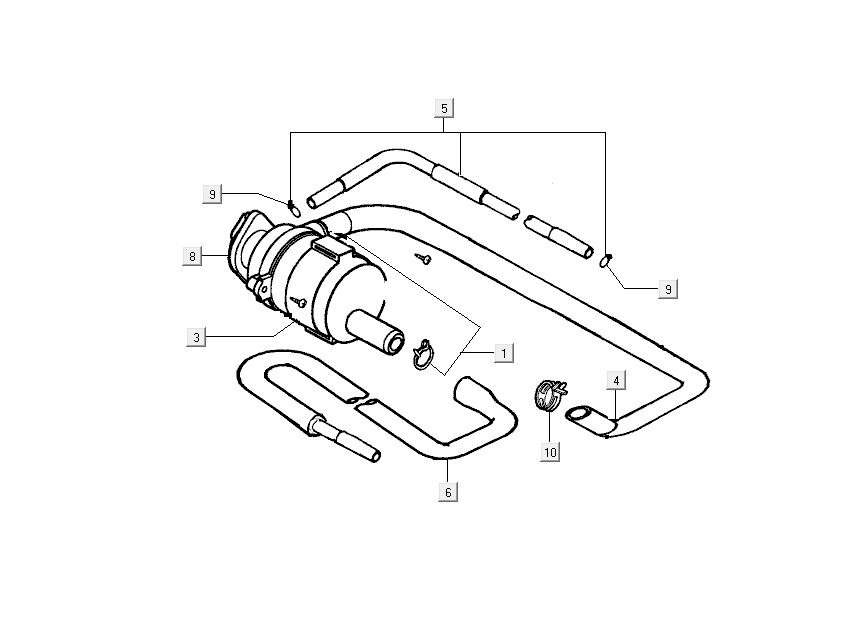 Luftmembran Kymco New Dink 4-Takt schwarz metallic