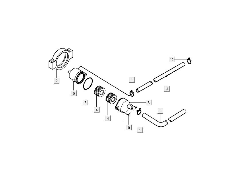 Luftmembran Kymco People 2-Takt blau