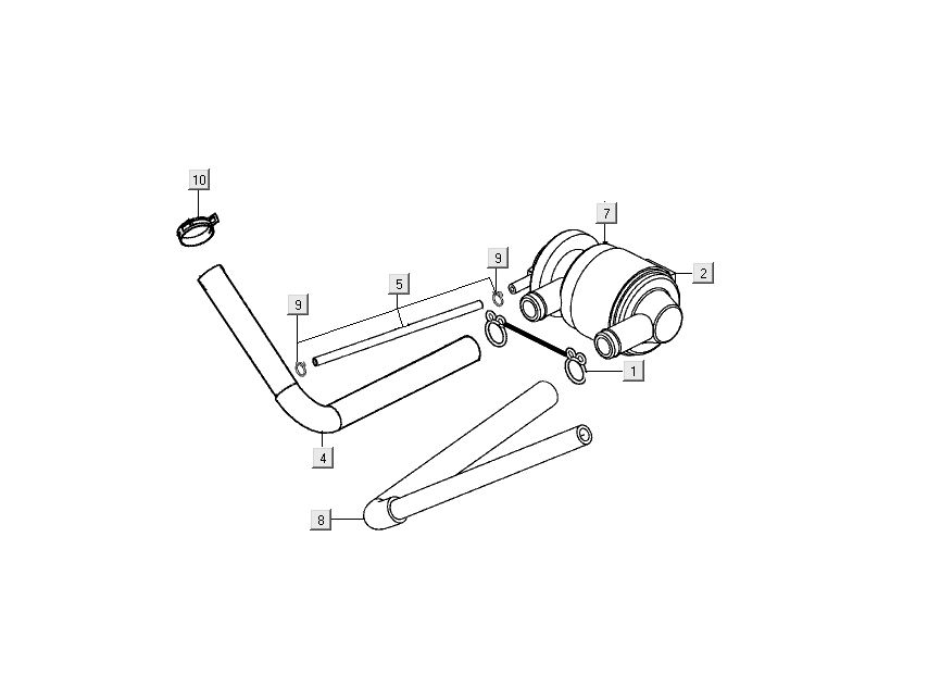 Luftmembran Kymco People S 4-Takt Dunkelgrau