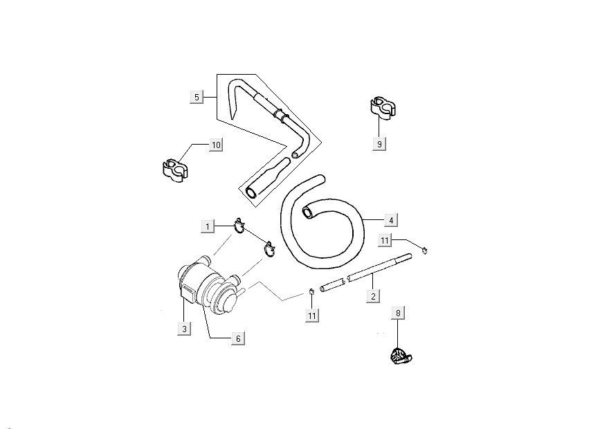 Luftmembran Kymco Sento 4-Takt braun