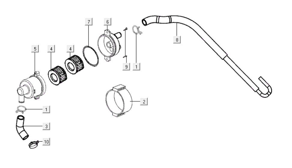 Auspuff Luftpumpe Kymco People S 300i