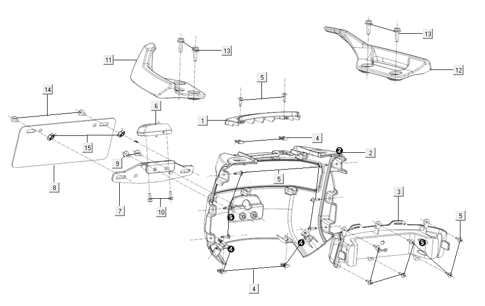 Rücklicht Niu M+ sport