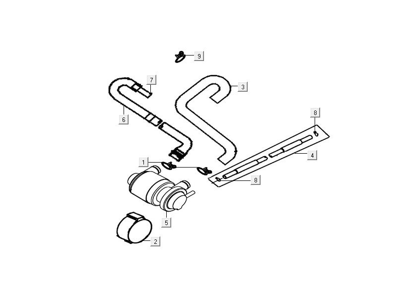 Membrane Kymco Maxxer 90 Schwarz