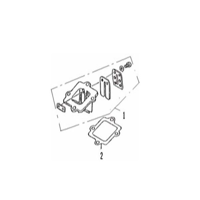 Membranblock Generic Xor 50 2T AC 2007 Schwarz 25km/h
