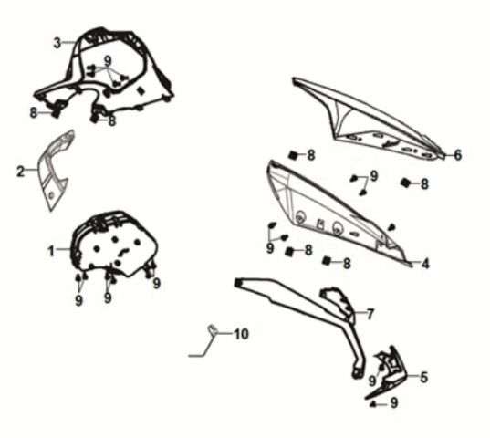 Meter-Windschutz Sym Jet 14 50I E5