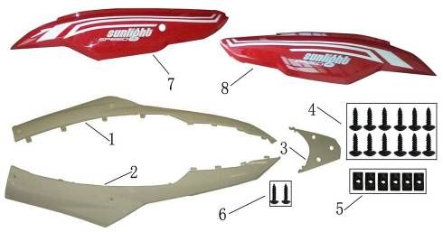 Midcap-Skirt AGM Fly weiß