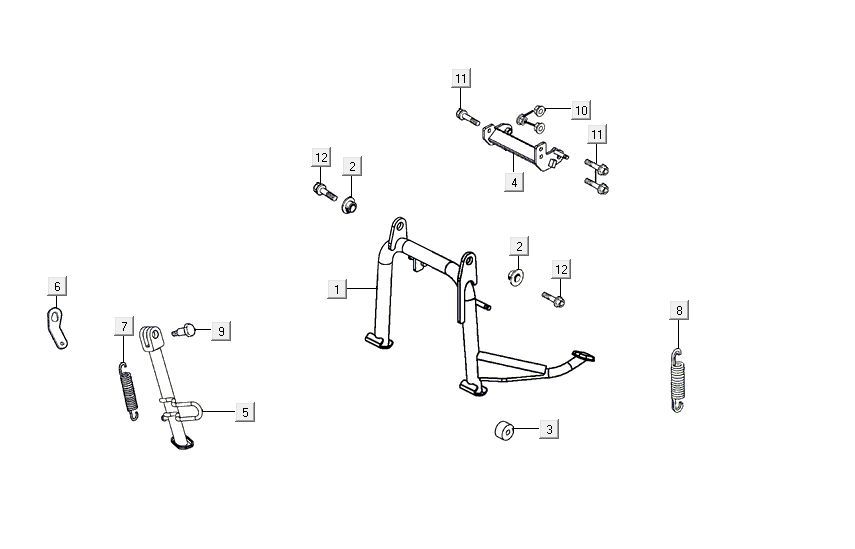 Mid Standard Kymco Agility 16'+ 4-Takt-Einspritzung euro4 mattgrau