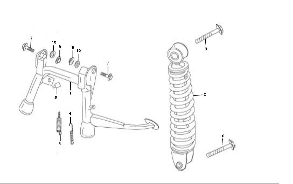 Rover Fun 4-Takt-Hauptständer