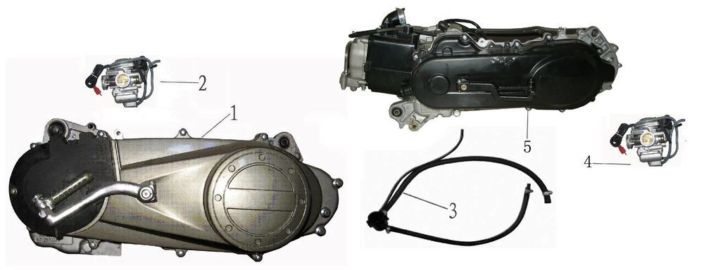 Motorblock China Touring schwarz