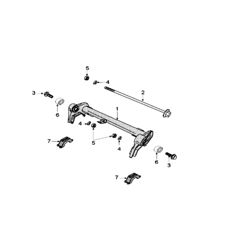 Motoraufhängung Peugeot Speedfight 3 LC