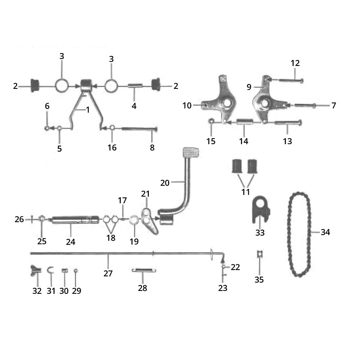 Zündapp GTS 50 517-40L5 Motoraufhängung