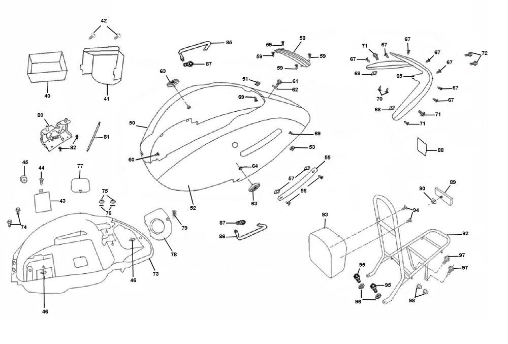 Motorschutz - Buddybak Agm Retro 4-Takt