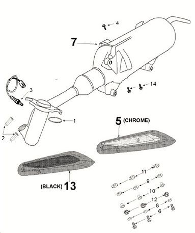 Exhaust system Peugeot Tweet 125 Z PRO 2021-2022