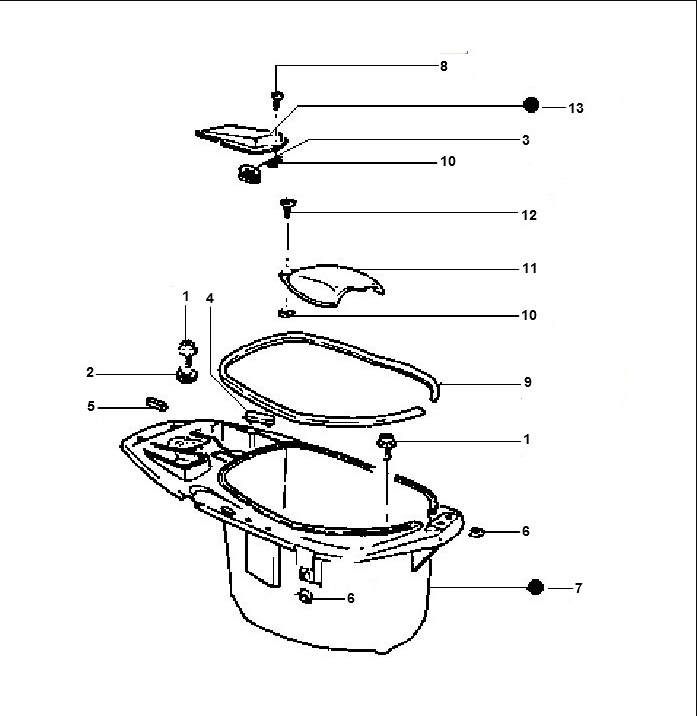 Buddybox Piaggio Typhoon 98-2005 2-Takt