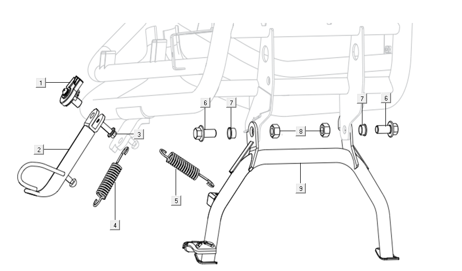Haupständer Niu N-GT