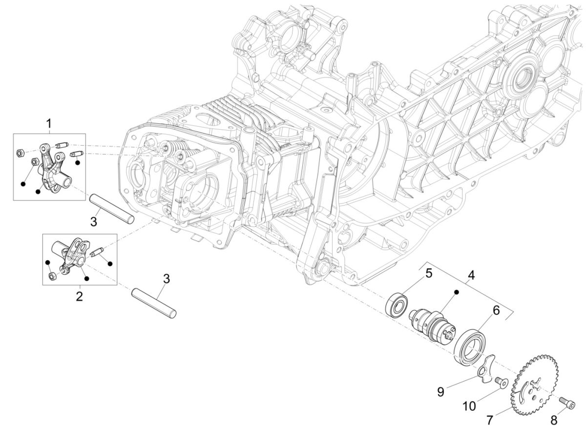 Nockenwelle Liberty 125 IGET 4T 3V IE E4 ABS 2015-2019 (EMEA)