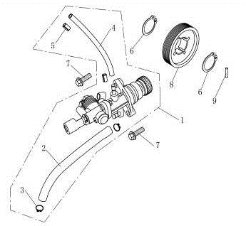 Ölpumpe AGM Venom weiß